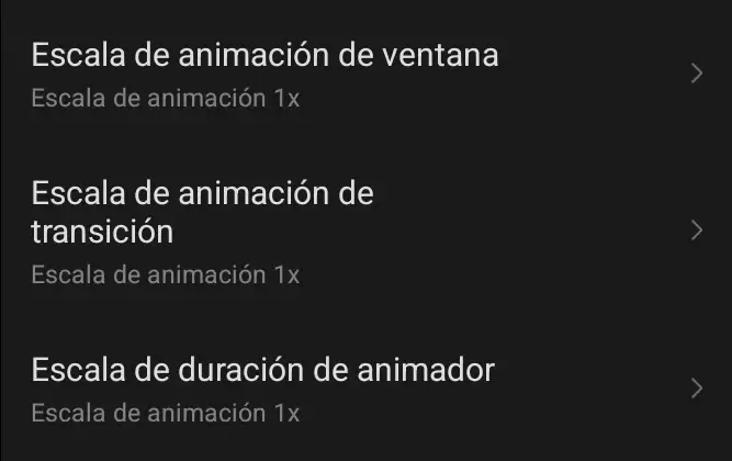 Esacala de animacion 